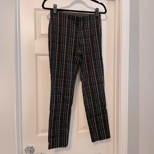 Women's High-Rise Slim Fit Ankle Pants - A New Day. Plaid. Size 4.